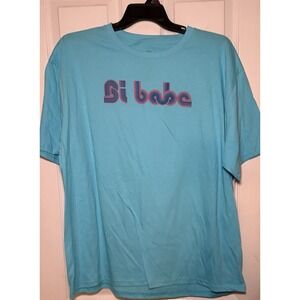 The Phluid Project All Gender Bi Babe Graphic T Shirt Size 2XL